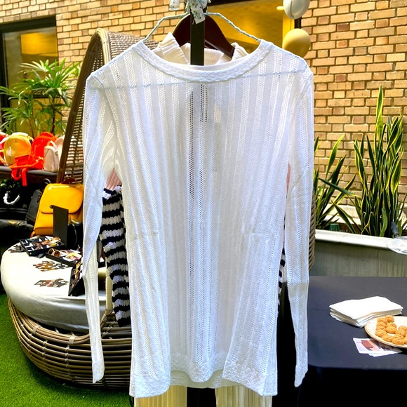 MAISON MERE WHITE COTTON TOP - Picture 1 of 5